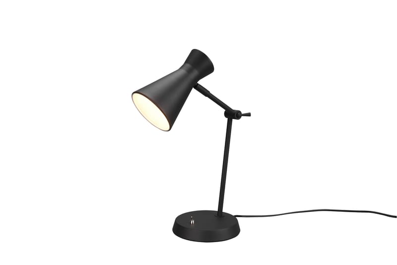Enzo Bordlampe E27 Mattsvart