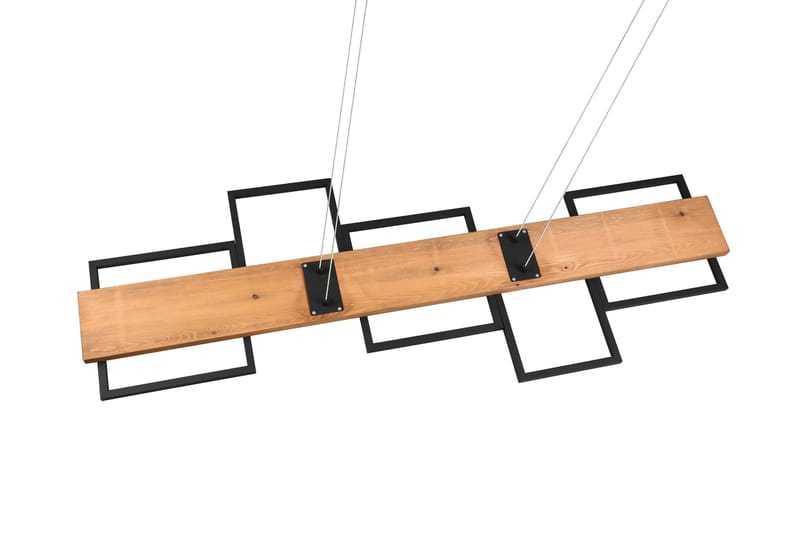 Harper LED-Pendellampe Mattsvart/Tre - Belysning - Innendørsbelysning & Lamper - Taklampe - Pendellamper & Hengelamper