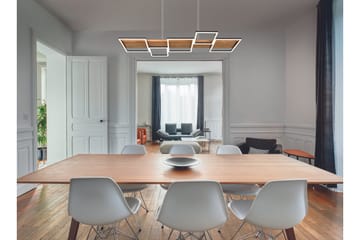 Harper LED-Pendellampe Mattsvart/Tre - Belysning - Innendørsbelysning & Lamper - Taklampe - Pendellamper & Hengelamper