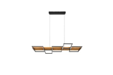 Harper LED-Pendellampe Mattsvart/Tre - Belysning - Innendørsbelysning & Lamper - Taklampe - Pendellamper & Hengelamper