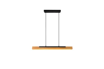 Kerala LED-Pendellampe Mattsvart/Tre - Belysning - Innendørsbelysning & Lamper - Taklampe - Pendellamper & Hengelamper