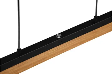 Kerala LED-Pendellampe Mattsvart/Tre - Belysning - Innendørsbelysning & Lamper - Taklampe - Pendellamper & Hengelamper