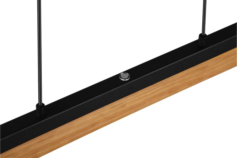 Kerala LED-Pendellampe Mattsvart/Tre - Belysning - Innendørsbelysning & Lamper - Taklampe - Pendellamper & Hengelamper