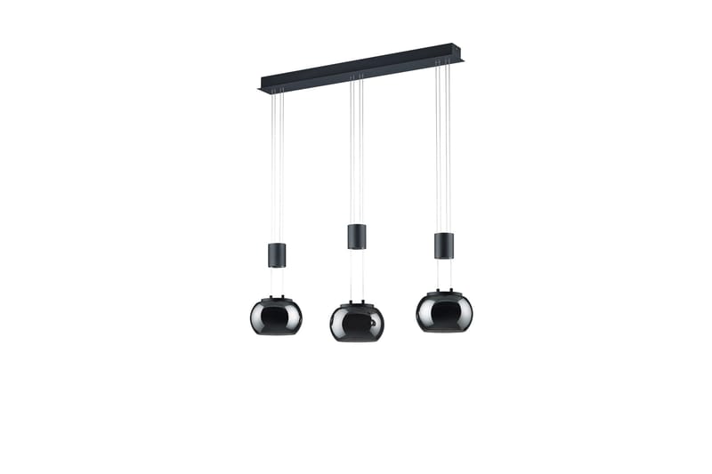 Madison LED-Pendellampe 3-os Mattsvart - Belysning - Innendørsbelysning & Lamper - Taklampe - Pendellamper & Hengelamper