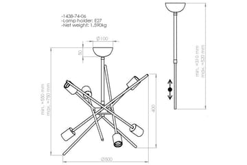 Pendellampe Gera - Homemania - Belysning - Innendørsbelysning & Lamper - Taklampe - Pendellamper & Hengelamper