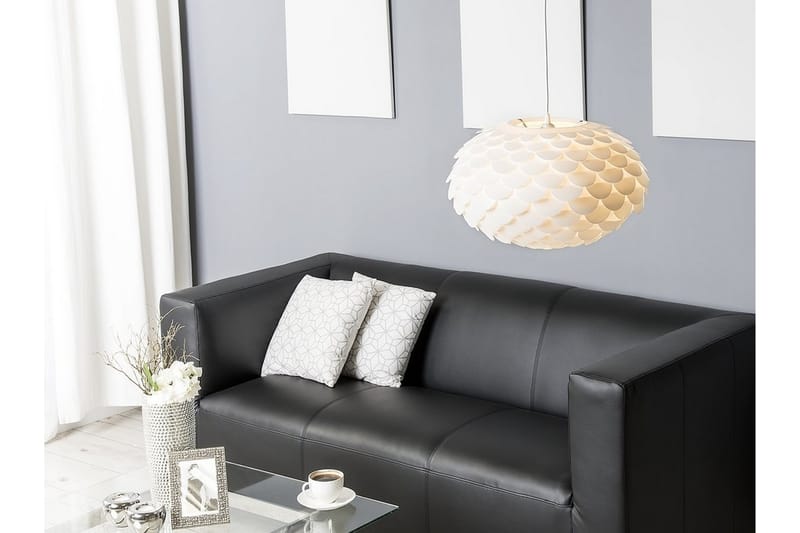 Plafond Erges 48 cm - Hvit - Taklampe soverom - Kjøkkenlampe & taklampe kjøkken - Lamper gang - Vinduslampe - Pendellamper & Hengelamper - Taklampe stue - Vinduslampe hengende - Taklampe