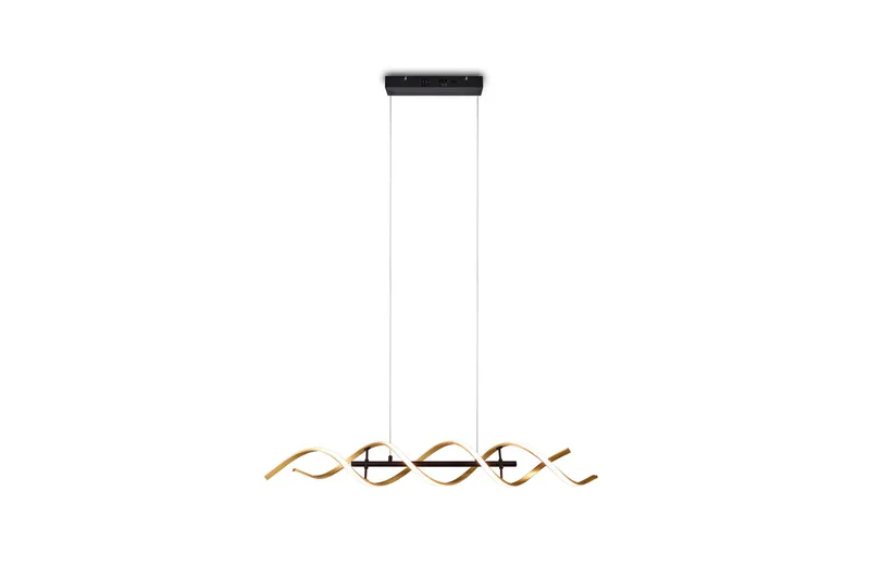 Sequence LED-Pendellampe Matt Messing/Matt Svart - Trio Lighting - Belysning - Innendørsbelysning & Lamper - Taklampe - Pendellamper & Hengelamper