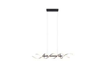 Sequence LED-Pendellampe Børstet Aluminium/Matt Svart - Trio Lighting - Belysning - Innendørsbelysning & Lamper - Taklampe - Pendellamper & Hengelamper