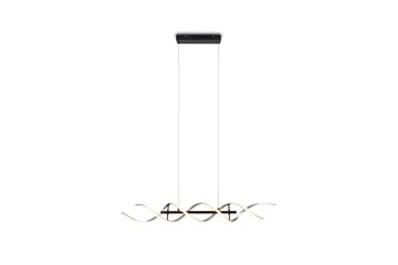 Sequence LED-Pendellampe Børstet Aluminium/Matt Svart - Trio Lighting - Belysning - Innendørsbelysning & Lamper - Taklampe - Pendellamper & Hengelamper