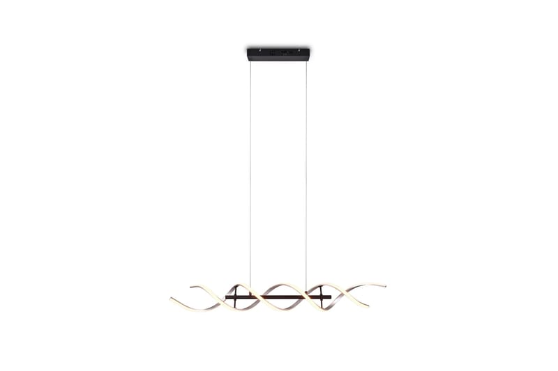 Sequence LED-Pendellampe Børstet Aluminium/Matt Svart - Trio Lighting - Belysning - Innendørsbelysning & Lamper - Taklampe - Pendellamper & Hengelamper