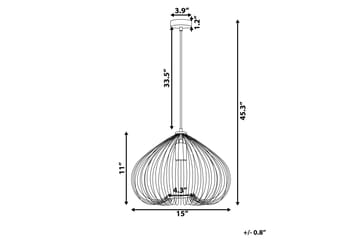Tordino Plafond 38 cm - Gull - Belysning - Innendørsbelysning & Lamper - Taklampe - Pendellamper & Hengelamper