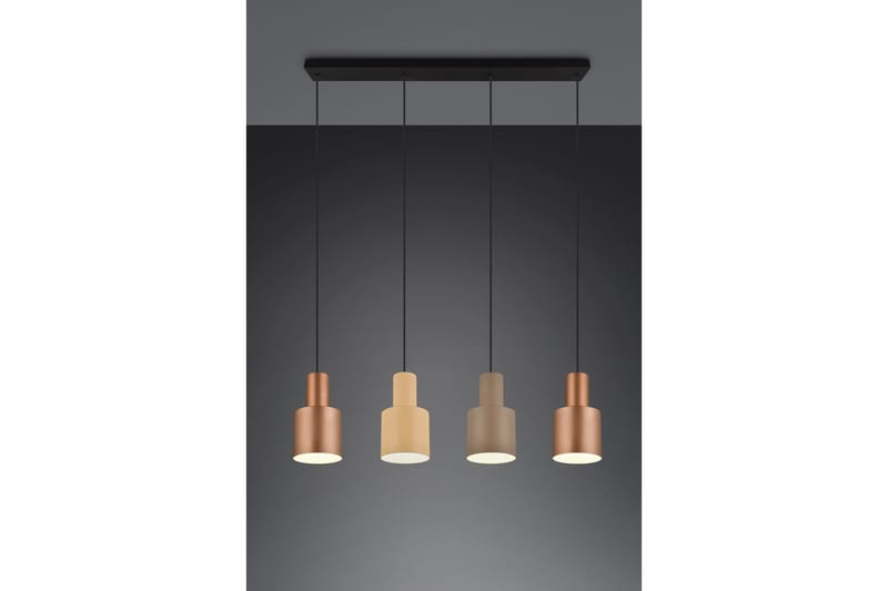 Trio Lighting Agudo Taklampe 4L E27 Flerfarget - Belysning - Innendørsbelysning & Lamper - Taklampe - Pendellamper & Hengelamper