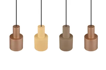 Trio Lighting Agudo Taklampe 4L E27 Flerfarget - Belysning - Innendørsbelysning & Lamper - Taklampe - Pendellamper & Hengelamper