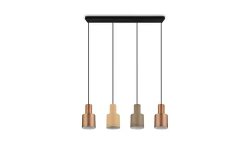 Trio Lighting Agudo Taklampe 4L E27 Flerfarget - Belysning - Innendørsbelysning & Lamper - Taklampe - Pendellamper & Hengelamper