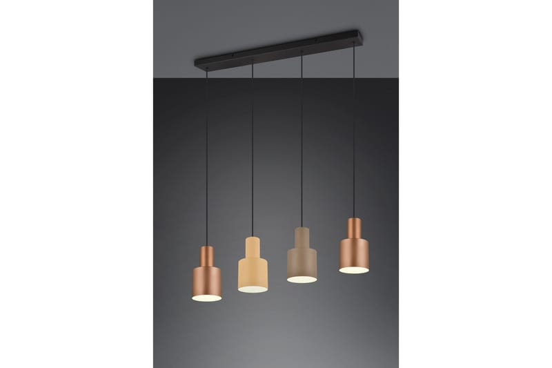 Trio Lighting Agudo Taklampe 4L E27 Flerfarget - Belysning - Innendørsbelysning & Lamper - Taklampe - Pendellamper & Hengelamper