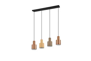 Trio Lighting Agudo Taklampe 4L E27 Flerfarget - Belysning - Innendørsbelysning & Lamper - Taklampe - Pendellamper & Hengelamper