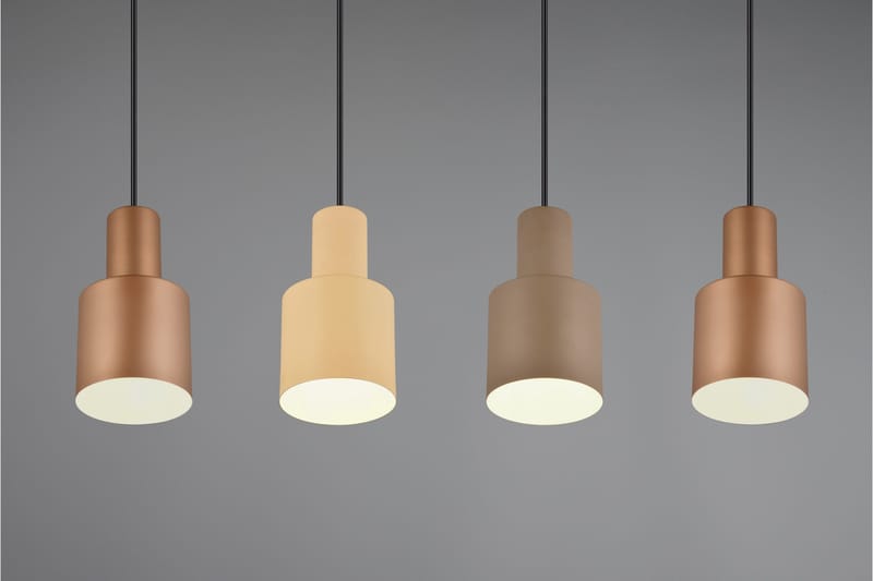 Trio Lighting Agudo Taklampe 4L E27 Flerfarget - Belysning - Innendørsbelysning & Lamper - Taklampe - Pendellamper & Hengelamper