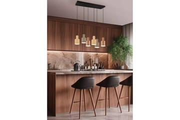 Trio Lighting Agudo taklampe 6L E27 flerfarget - Belysning - Innendørsbelysning & Lamper - Taklampe - Pendellamper & Hengelamper