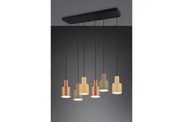 Trio Lighting Agudo taklampe 6L E27 flerfarget - Belysning - Innendørsbelysning & Lamper - Taklampe - Pendellamper & Hengelamper