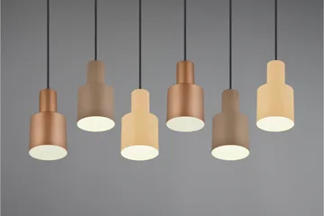 Trio Lighting Agudo taklampe 6L E27 flerfarget - Belysning - Innendørsbelysning & Lamper - Taklampe - Pendellamper & Hengelamper