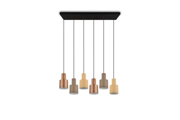 Trio Lighting Agudo taklampe 6L E27 flerfarget - Belysning - Innendørsbelysning & Lamper - Taklampe - Pendellamper & Hengelamper