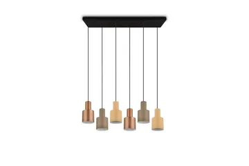 Trio Lighting Agudo taklampe 6L E27 flerfarget - Belysning - Innendørsbelysning & Lamper - Taklampe - Pendellamper & Hengelamper