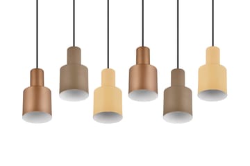 Trio Lighting Agudo taklampe 6L E27 flerfarget - Belysning - Innendørsbelysning & Lamper - Taklampe - Pendellamper & Hengelamper