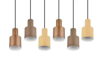 Trio Lighting Agudo taklampe 6L E27 flerfarget - Belysning - Innendørsbelysning & Lamper - Taklampe - Pendellamper & Hengelamper