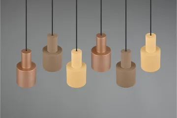 Trio Lighting Agudo taklampe 6L E27 flerfarget - Belysning - Innendørsbelysning & Lamper - Taklampe - Pendellamper & Hengelamper