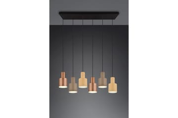 Trio Lighting Agudo taklampe 6L E27 flerfarget - Belysning - Innendørsbelysning & Lamper - Taklampe - Pendellamper & Hengelamper