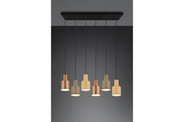 Trio Lighting Agudo taklampe 6L E27 flerfarget - Belysning - Innendørsbelysning & Lamper - Taklampe - Pendellamper & Hengelamper