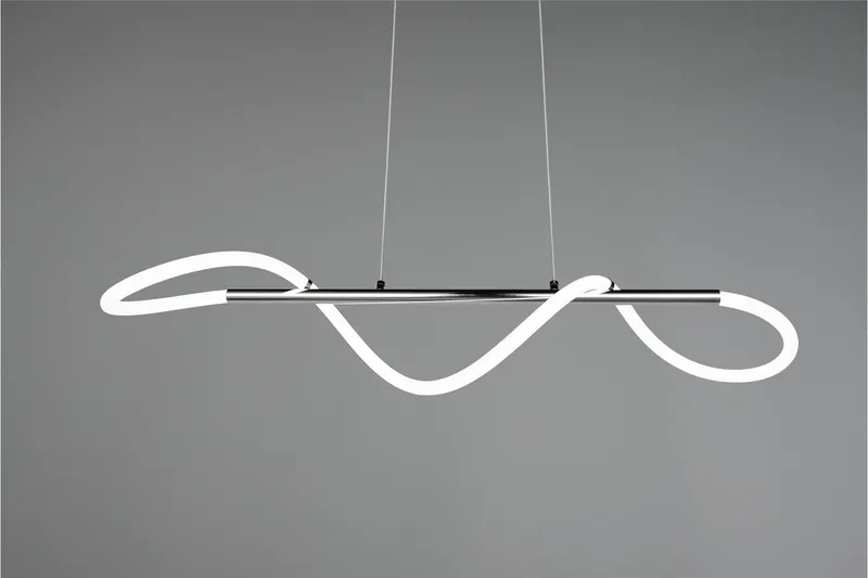 Trio Lighting Argos LED Taklampe Krom 4000K - Belysning - Innendørsbelysning & Lamper - Taklampe - Pendellamper & Hengelamper