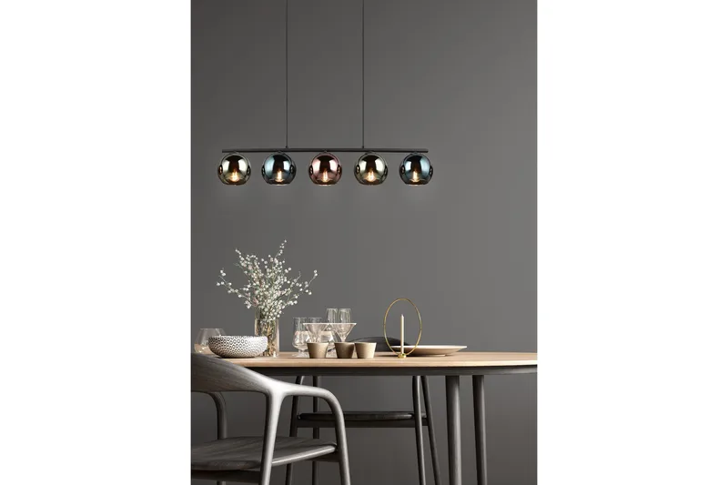 Trio Lighting Sheldon taklampe 5L E14 flerfarget - Belysning - Innendørsbelysning & Lamper - Taklampe - Pendellamper & Hengelamper