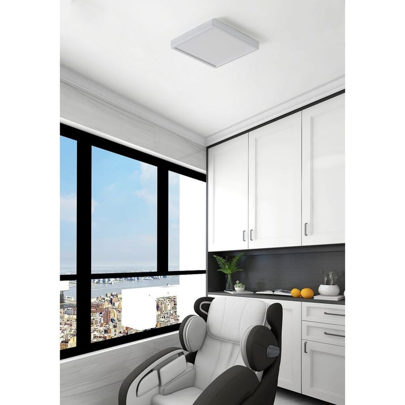 Plafond Argolis 285x285 mm - Hvit - Belysning - Innendørsbelysning & Lamper - Taklampe - Takplafond