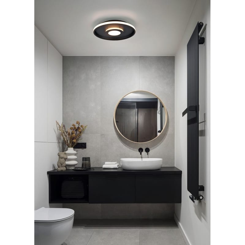 Plafond Ascari - 40 cm, Matt svart - Belysning - Innendørsbelysning & Lamper - Taklampe - Takplafond