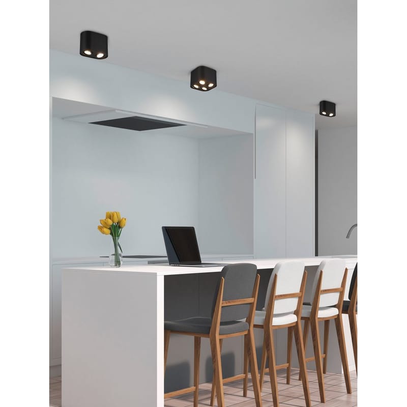 Plafond Cookie - Matt svart - Belysning - Innendørsbelysning & Lamper - Taklampe - Takplafond