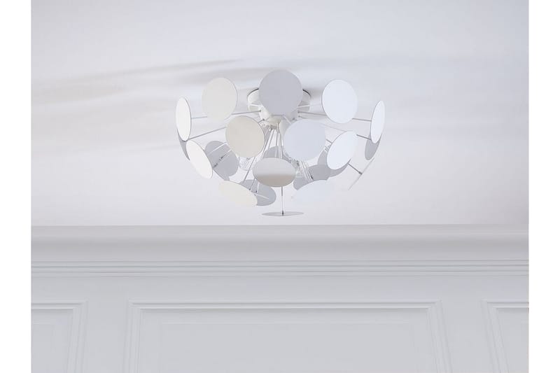 Plafond Damatria - Hvit - Belysning - Innendørsbelysning & Lamper - Taklampe - Takplafond