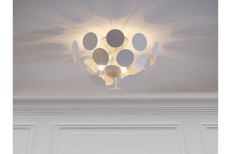 Plafond Damatria - Hvit - Belysning - Innendørsbelysning & Lamper - Taklampe - Takplafond