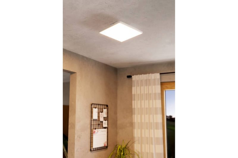 Plafond Eglo Turcona-CCT Hvit 287x287 mm - 287x287 mm - Belysning - Innendørsbelysning & Lamper - Taklampe - Takplafond