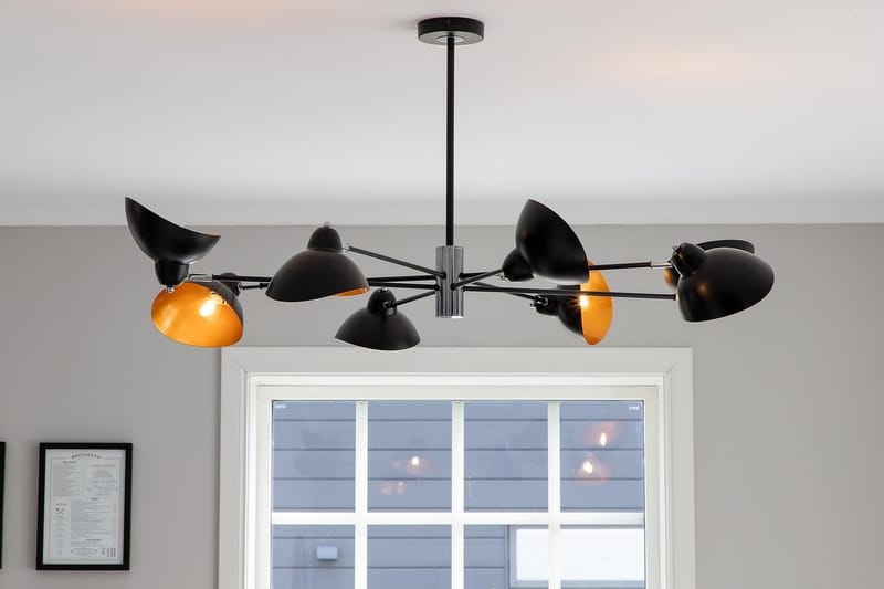 Plafond Maracon Dimbar LED - Svart/Koppar - Lamper gang - Taklampe - Takplafond - Plafond