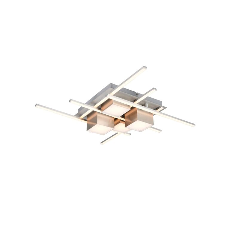 Plafond Roger - Børstet stål - Belysning - Innendørsbelysning & Lamper - Taklampe - Takplafond