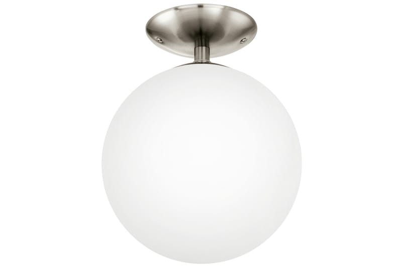 Plafond Rondo 25 cm Nikkel/Opal, Eglo