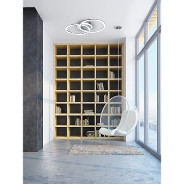 Plafond Venida - Rund, Grå - Belysning - Innendørsbelysning & Lamper - Taklampe - Takplafond