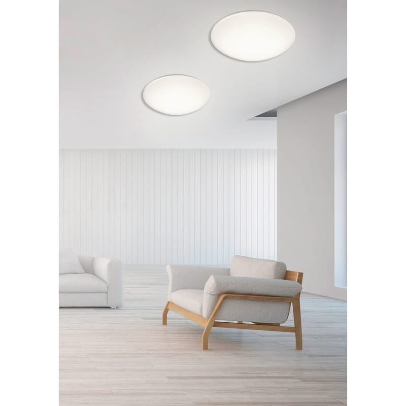 Plafond Pollux - 37 cm, Hvit - Belysning - Innendørsbelysning & Lamper - Taklampe - Takplafond