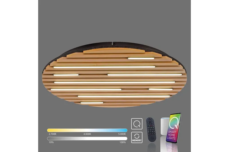 Q-Akustik Paul Neuhaus Vegg-/Taklampe - Belysning - Innendørsbelysning & Lamper - Taklampe - Takplafond