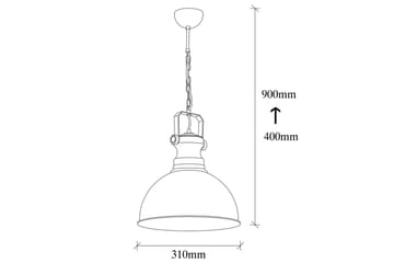 Taklampe Rathour Axiom Svart - Svart - Belysning - Innendørsbelysning & Lamper - Soveromslampe - Taklampe soverom