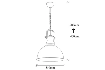 Taklampe Rathour Axiom Svart - Svart - Belysning - Innendørsbelysning & Lamper - Soveromslampe - Taklampe soverom