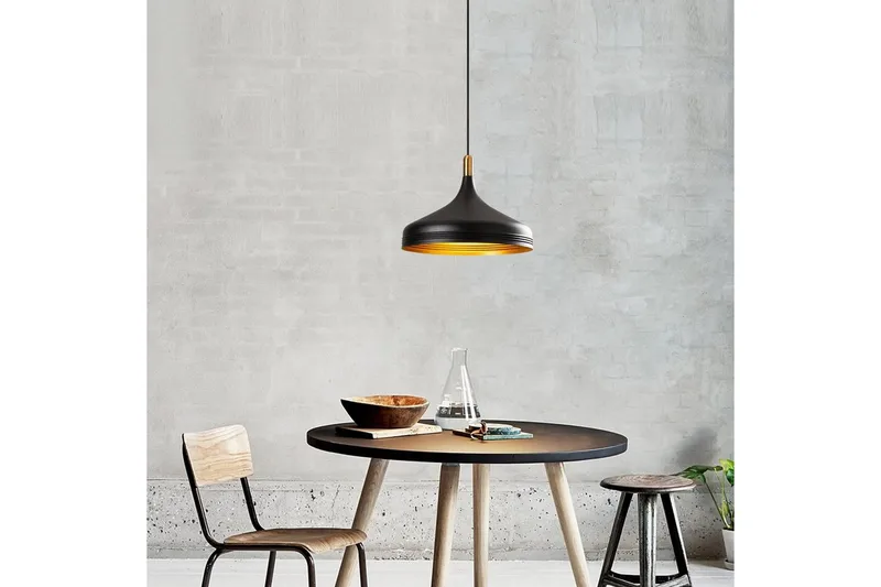 Taklampe Rathour Hexaia Svart / Gull / Antikk - Gull/Kobber/Svart - Belysning - Innendørsbelysning & Lamper - Soveromslampe - Taklampe soverom