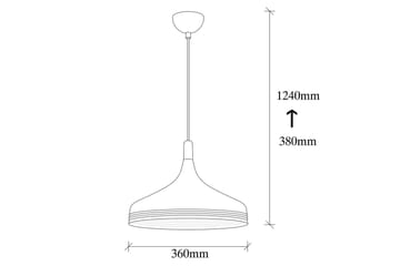Taklampe Rathour Hexaia Svart / Gull / Antikk - Gull/Kobber/Svart - Belysning - Innendørsbelysning & Lamper - Gulvlampe