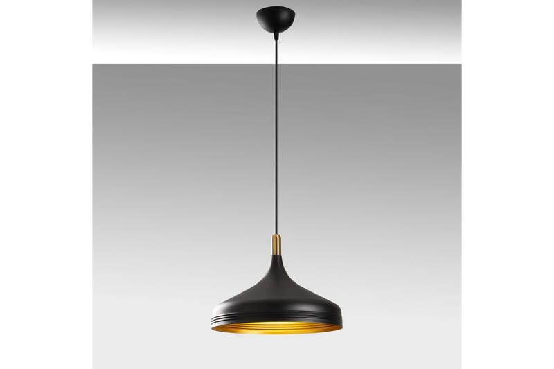 Taklampe Rathour Hexaia Svart / Gull / Antikk - Gull/Kobber/Svart - Belysning - Innendørsbelysning & Lamper - Gulvlampe